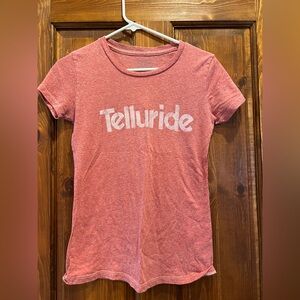 Red Telluride Graphic T-Shirt